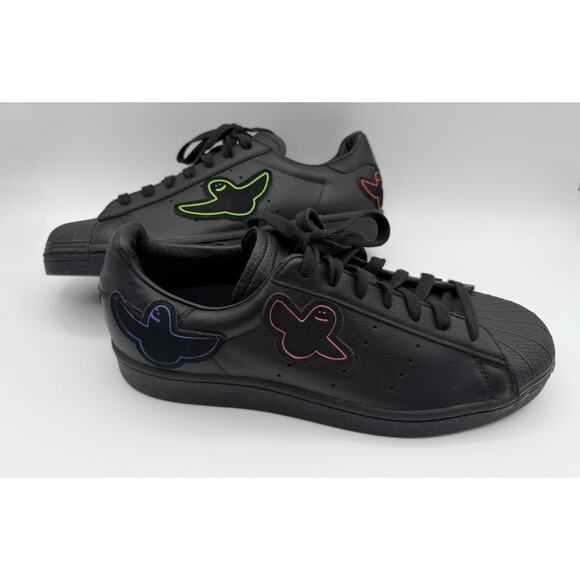 adidas Other - Adidas Mark Gonzales x Superstar ADV Black Shmoo Sneakers Mens Size 10 Shell Toe